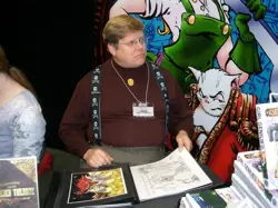 SIGNED MtG Magic Phil Foglio Artist Proof _ Spanish Ice Age _ INFERNAL DARKNESS - Image 3