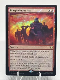Blasphemous Act (Surge Foil) Commander: Teenage Mutant Ninja Turtles Foil - Image 1