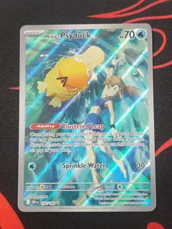 Pokemon TCG Misty's Psyduck IR Destined Rivals English - 193/182 Fresh - Image 1
