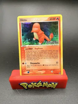 Ditto - (Charmander) 37/113 Delta Species Reverse Holo Ultra Rare Pokemon TCG MP - Image 1