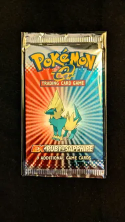Pokemon Manectric Ruby Sapphire Booster Pack e-series Nintendo Unweighed Read - Image 1