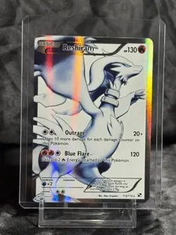 Reshiram 113/114 Full Art Ultra Rare Holo Black White 2011 Pokemon -LP to MP- - Image 3
