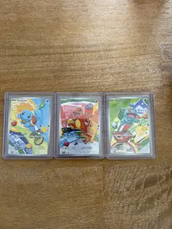 Pokemon First Partner Kanto Starters Bulbasaur, Charmander, Squirtle 30th - Image 1
