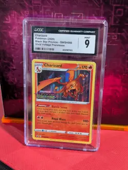 CGC 9 MINT - Charizard SWSH066 Prerelease - Pokemon TCG 2020 - Image 1