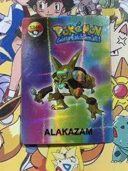 Pokemon Vintage Pocket Monsters Vending HOLO Prism Sticker 1998 Nintendo Japan - Image 1