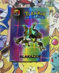 Pokemon Vintage Pocket Monsters Vending HOLO Prism Sticker 1998 Nintendo Japan - Image 2