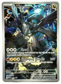 N's Zekrom 031 - Pokemon TCG -Mega Evolution Black Star Promo Holo - Image 1