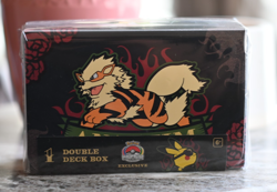 2025 Pokemon World Championship Anaheim Exclusive Arcanine Double Deck Box New - Image 1