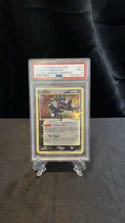 2021 Pokemon SWSH Greninja Gold Star Celebrations #144 PSA 9 - Image 1
