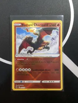 Radiant Charizard 20 Crown Zenith Crosshatch Holo Radiant Rare - Pokemon TCG - Image 1