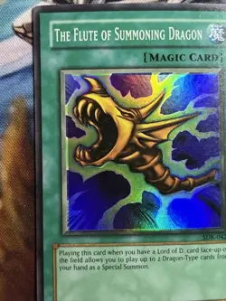 FOILSHIFT MISPRINT Yugioh The Flute of Summoning Dragon SDK-042 - Image 3