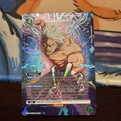 Baek Yoonho Alternate Art - Union Arena Solo Leveling UE17BT/SLG-1-059 - Image 1