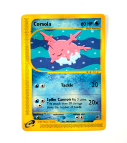Corsola 102/165 E Reader Expedition Pokemon Card - MP - Image 1