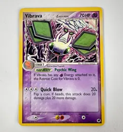 Vibrava 24/101 - EX Dragon Frontiers Pokemon TCG Card Rare Non Holo Regular LP - Image 1