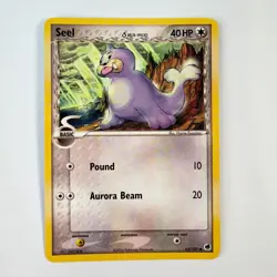 Seel Delta Species 62/101 EX Dragon Frontiers Pokemon Card Common - MP - Image 1