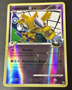 Alakazam E4 LV.56 Reverse Holo SP Diamond & Pearl 36/111 Pokemon Card LP - Image 1