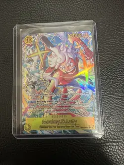 One Piece Card KAMI’S ISLAND Monkey D. Luffy EB04-061 ENGLISH OP15 SEC ALT - Image 1