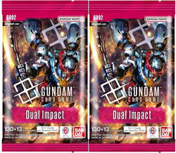 2x Gundam Card Game GD02 Dual Impact Booster Pack ENGLISH New Factory Sealed LOT - Image 1