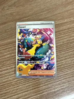 Canari 291/217 Ascended Heros SIR Pokemon TCG Near Mint Brand New Card - Image 1
