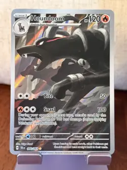 Pokemon TCG Houndoom 066/064 Shrouded Fable Holo Illustration Rare Card - Image 1