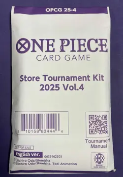 One Piece TCG Card Game Store Tournament Kit 2025 Vol 4 English - New Sealed - Image 1