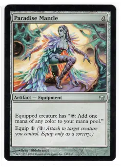 MTG Paradise Mantle - Fifth Dawn (5DN) Regular Magic Near Mint - Image 1