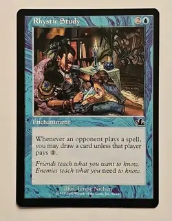 🔥🔥 Rhystic Study 🔥🔥 MTG Prophecy MT/NM Magic the Gathering - Image 1