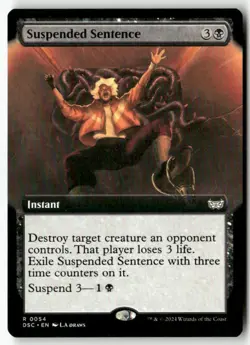 Suspended Sentence (Extended Art) R 54 Non-Foil NM MTG Commander: Duskmourn - Image 1
