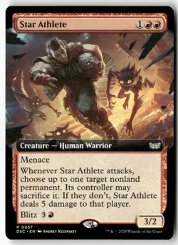 Star Athlete (Extended Art) R 57 Non-Foil NM MTG Commander: Duskmourn - Image 1