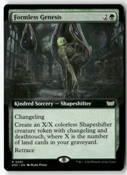 Formless Genesis (Extended Art) R 61 Non-Foil NM MTG Commander: Duskmourn - Image 1