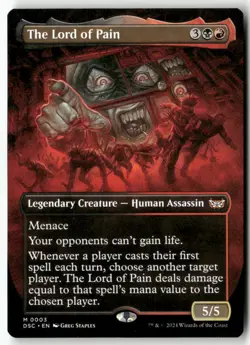 The Lord of Pain (Borderless) M 3 Non-Foil NM MTG Commander: Duskmourn - Image 1