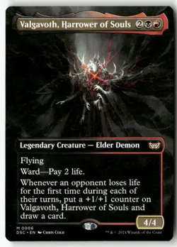 Valgavoth, Harrower of Souls (Borderless) M 6 Non-Foil NM MTG Commander: Duskmou - Image 1
