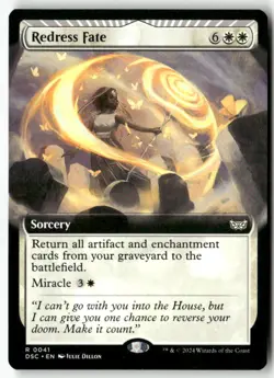 Redress Fate (Extended Art) R 41 Non-Foil NM MTG Commander: Duskmourn - Image 1