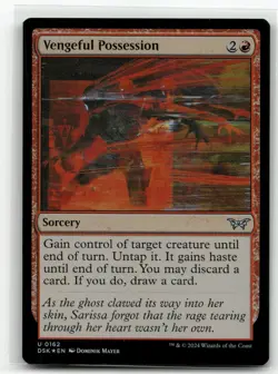 Vengeful Possession 162 Foil MTG Duskmourn Magic - Image 1