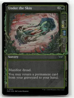 Under the Skin 323 (Showcase) Foil MTG Duskmourn Magic - Image 1