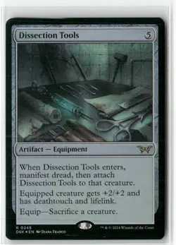 Dissection Tools 245 Foil MTG Duskmourn Magic - Image 1