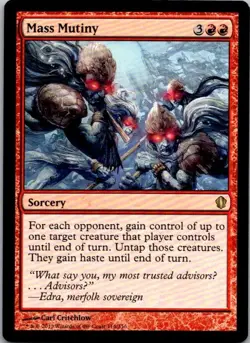 Mass Mutiny Commander 2013 MTG LP - Image 1