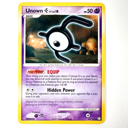 Unown [E] 65/123 Pokemon Diamond & Pearl Mysterious Treasures 2007 LP - Image 1