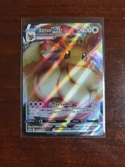 Pokemon TCG Eevee VMAX SWSH087 Sword & Shield: Shining Fates ETB Promo NM - Image 1