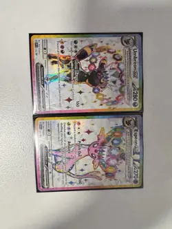 Pokemon TCG - Umbreon ex 176 & Espeon ex 175 Prismatic Evolutions Ultra Rare NM - Image 1