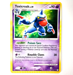 Toxicroak 36/123 Mysterious Treasures 2007 Pokemon TCG LP - Image 1