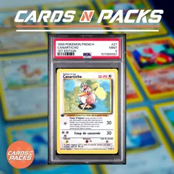 Carte Pokemon Canarticho 27/102 Set de base Edition 1 PSA 9 - Image 1