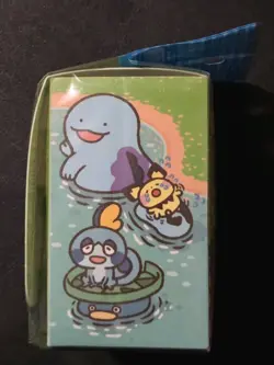 NEW OFFICIAL POKEMON CENTER JAPANESE YURUTTO PIKACHU CLEFFA SCORBUNNY DECK BOX - Image 2