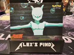 Topps Pokemon #27 Stealing Pokemon, Raised Holo/Foil, Mewtwo Strikes Back - Image 1
