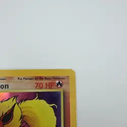 Pokemon 1999 TCG Flareon Jungle 3/64 Holo Unlimited Holo Rare HP/DMG - Image 4