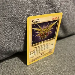 Zapdos 15/62 Fossil Non Holo Rare Pokemon TCG WOTC - Image 3