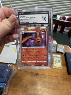 Pokemon TCG Charizard VMAX Japanese 017/184 CGC 10 - Image 1