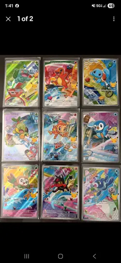 Pokemon First Partner's Illustration Collection Series 1 FULL SET - Image 1