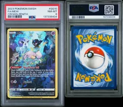 MEW 2023 POKEMON SWORD AND SHIELD CROWN ZENITH #GG10 FA/ CROWN ZENITH PSA 8 - Image 3