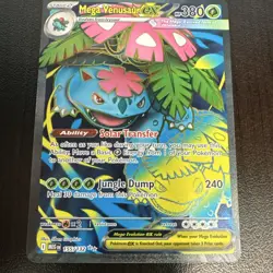 Pokemon TCG Mega Venusaur EX 155/132 Me01: Mega Evolution Holo 380HP English - Image 1